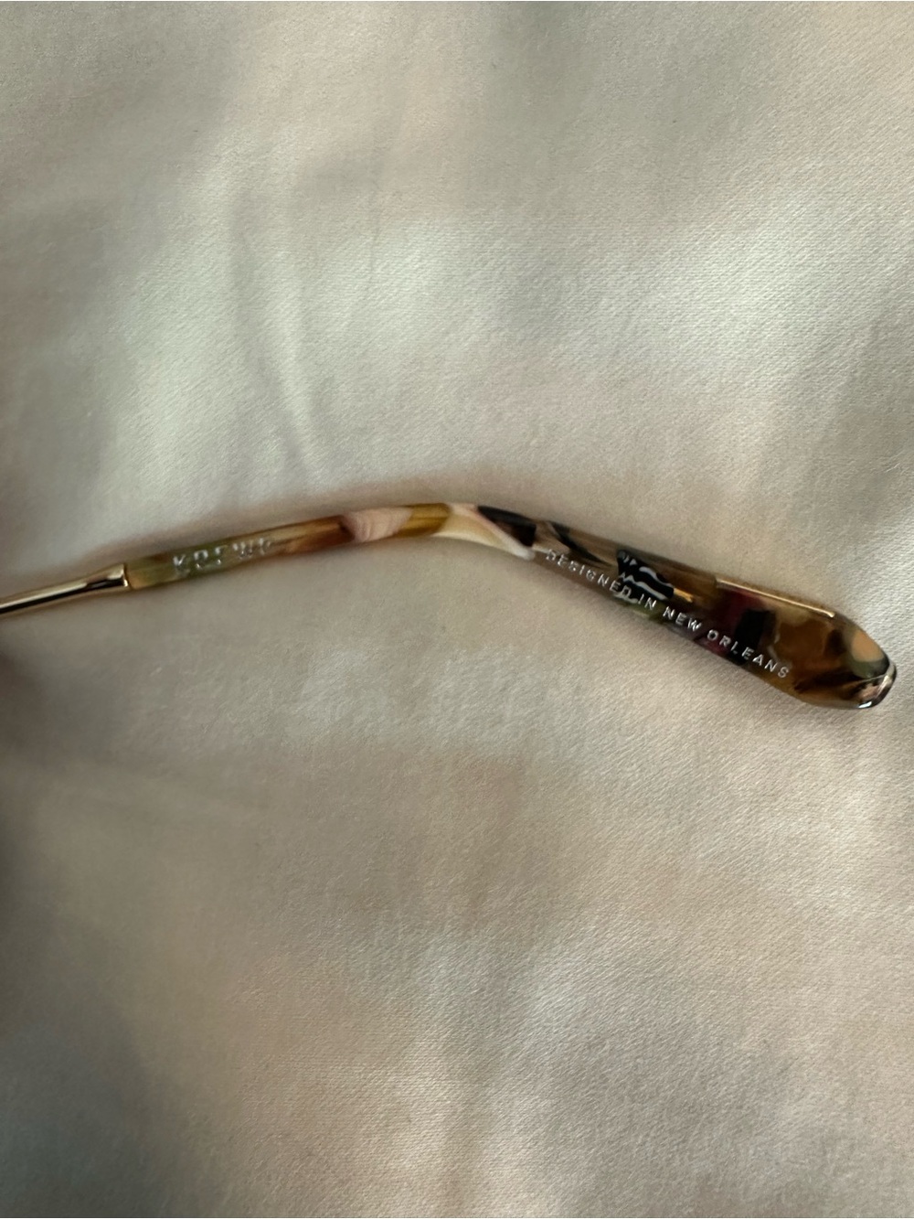 Krewe DEDE nylon sunglasses $355 current box handcrafted amber - Picture 9 of 12
